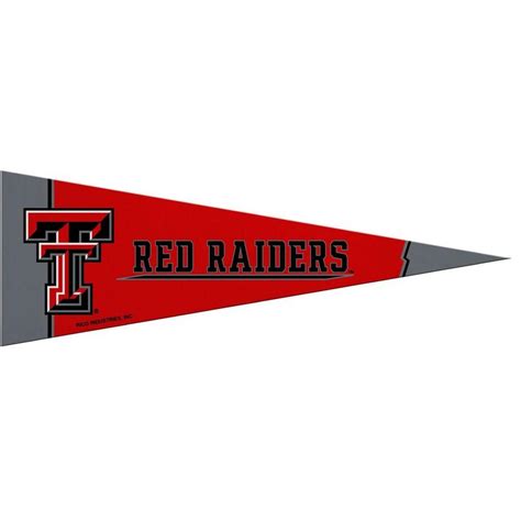 Small Texas Tech Red Raiders Pennant Flag 15in x 5in | Party City