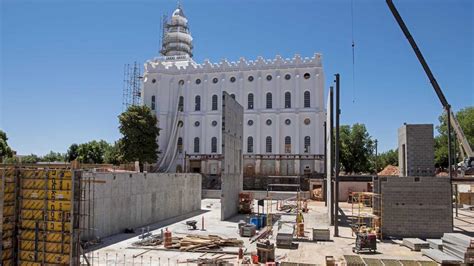 St. George Utah Temple Renovation Project Hits One-Year Milestone