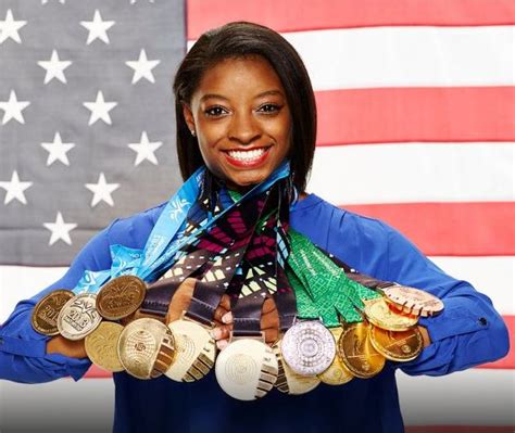 Simone Biles is the most decorated American gymnast with 19 Olympic and ...