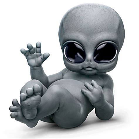 Alien Baby Doll By Kosart Studios With Cosmic-Style Blanket | Alien ...