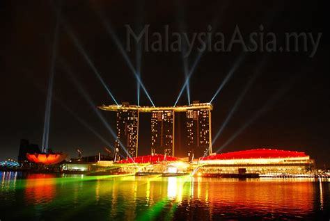 Marina Bay Sands Singapore Light Show