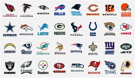 American Football Logos And Names