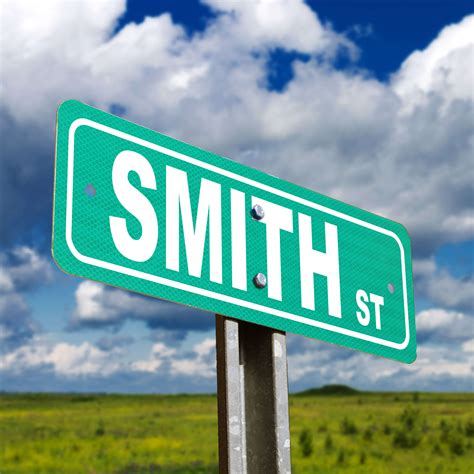 Custom Street Sign, Smith Street, Customize w Your Name - Custom Signs