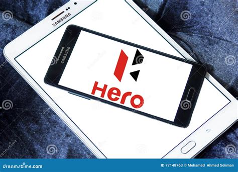 Hero motoCorp logo editorial stock photo. Image of samsung - 77148763