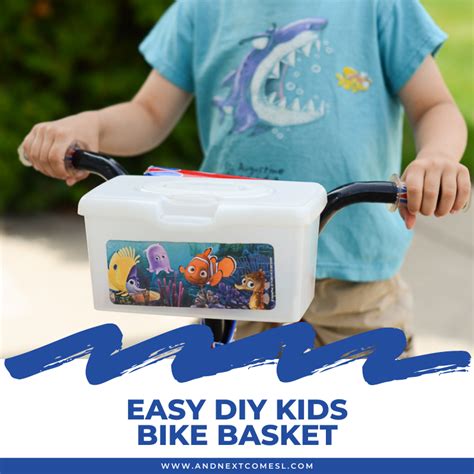 Easy DIY Kids Bike Basket (That's Upcycled Too!) | And Next Comes L ...