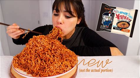 NEW SPICY FIRE NOODLE & SAMYANG HAMBURGERS 먹방 MUKBANG - YouTube in 2021 ...