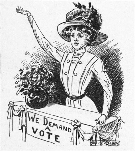 Political Cartoon on Suffrage Movement posters & prints by Corbis