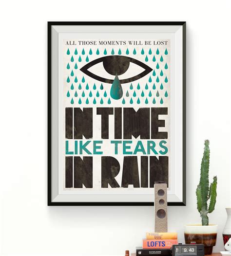 Blade Runner movie poster - tears in rain - ReStyle Shop