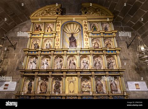 Altar, San Agustin Church, Intramuros, Manila, Phillipines Stock Photo ...