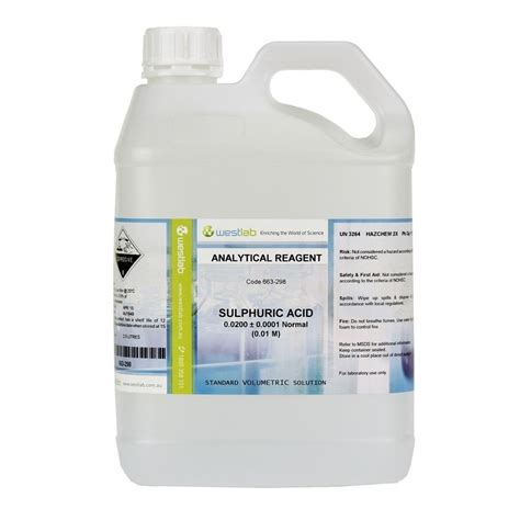 Sulfuric Acid Solution 2.5L