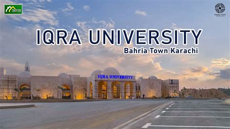 Admissions to Iqra University Bahria Town Karachi