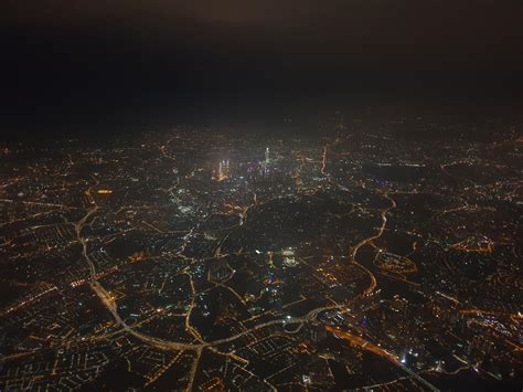 Aerial view of Kuala Lumpur at night : r/malaysia