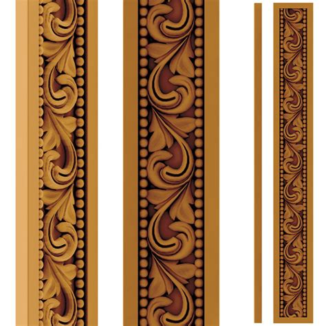 Wood Carving Pattern stl File Free Download - 3axis.co