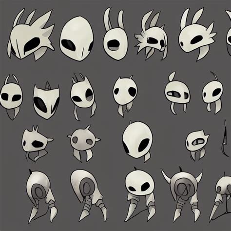 hollow knight character design by ari gibson - Arthub.ai