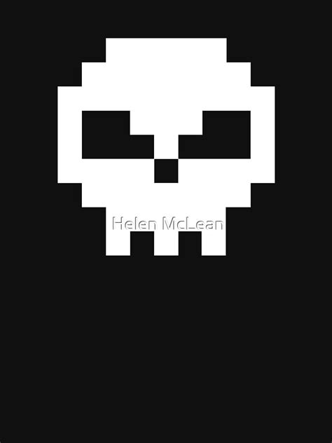 "Pirate Pixel Skull " T-shirt by 0hmc | Redbubble