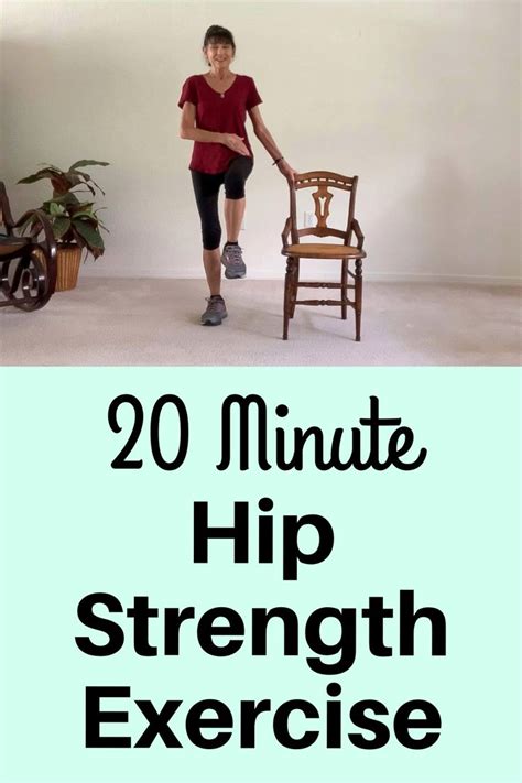 Hip Strengthening Exercises For Seniors - Fitness With Cindy | Hip ...