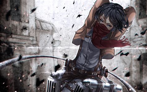 Anime Attack On Titan Mikasa Wallpapers - Wallpaper Cave