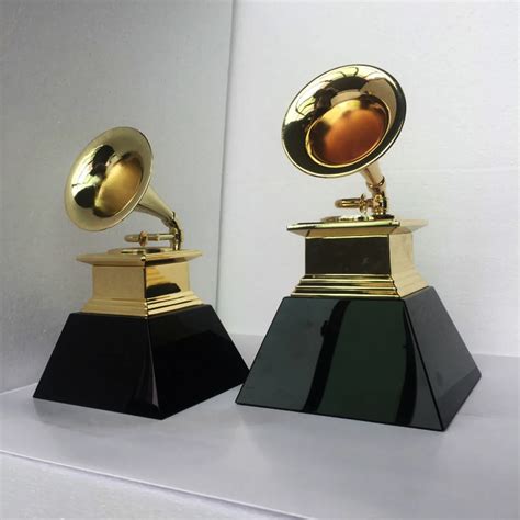 Grammy Trophy Awards By Free DHL ship with black marble base metal ...