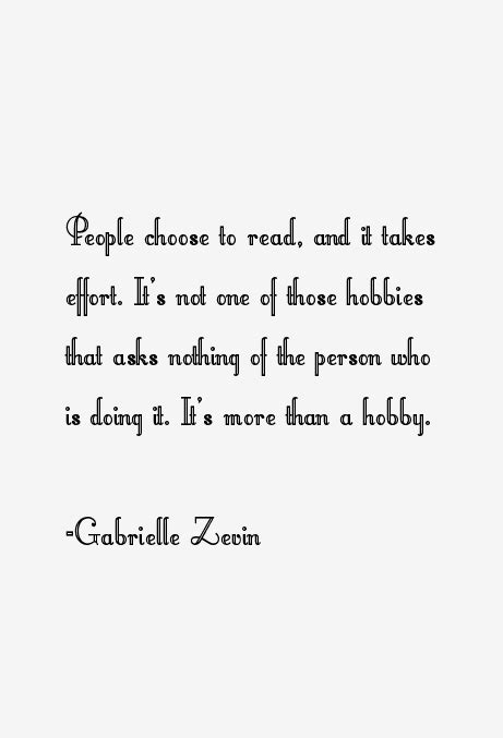 Gabrielle Zevin Quotes & Sayings