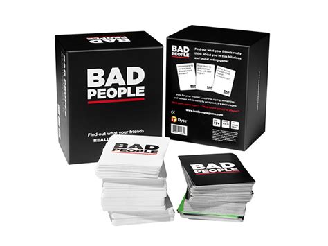 Bad People Party Card Game | Goalcast