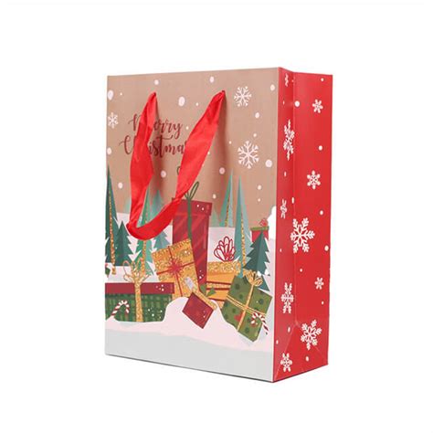 Custom Christmas Paper Bag | Wholesale Product | TrustPrints