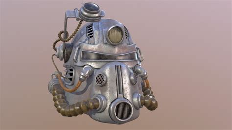 Fallout: T51b Power Armor Helmet - Download Free 3D model by Cryostatic ...