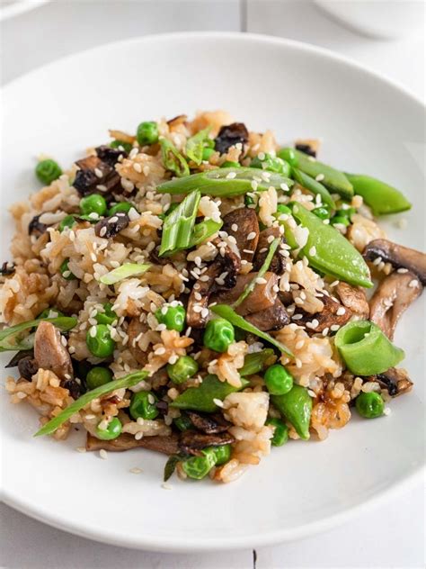 Mushroom Fried Rice - Running on Real Food