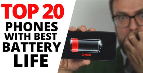 Top 20 best phones - battery life - SmartphonesRevealed.com