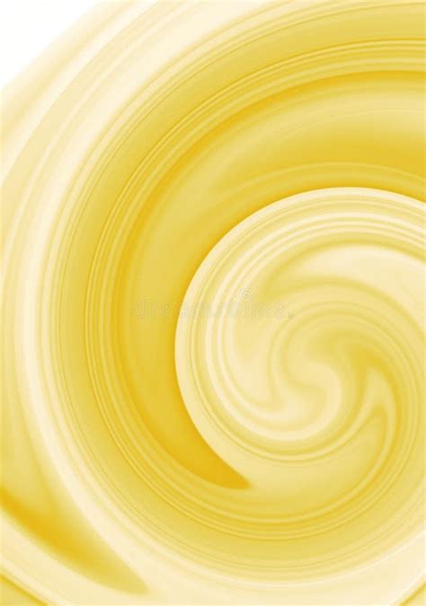 Abstract Yellow Swirl Background Stock Illustration - Illustration of ...