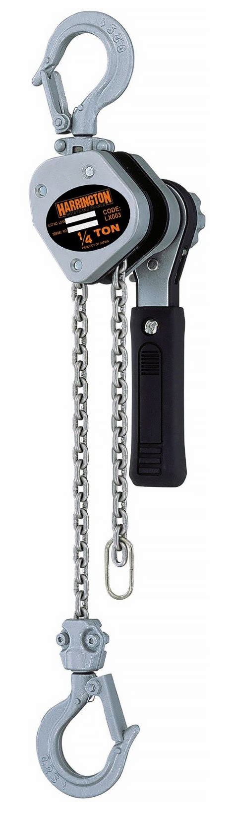 1/4-Ton Harrington LX Mini Lever Chain Hoist