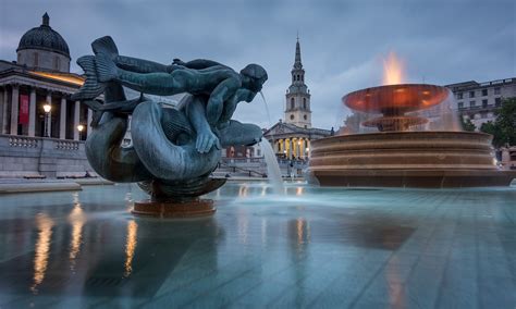 Fountains at Trafalgar Square - Ed O'Keeffe Photography