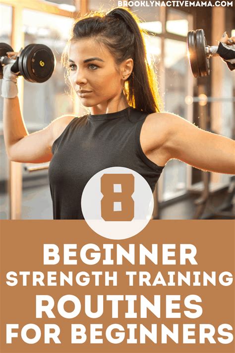 8 beginner strength training routines for beginners - Brooklyn Active Mama - A Blog For Busy Moms