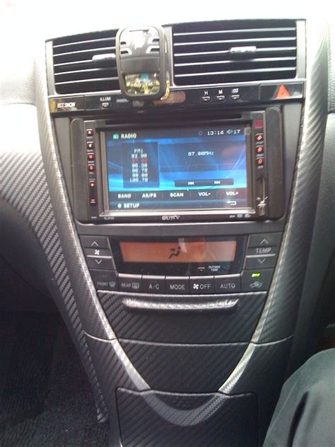 1 malaysia carbon fiber stickers: toyota caldina interior!!!