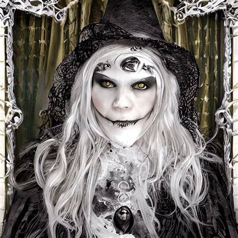 Ghost Witch Halloween Graphic · Creative Fabrica