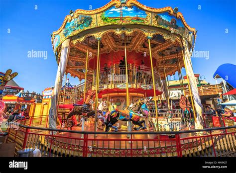 Pier 39 Carousel Stock Photo - Alamy