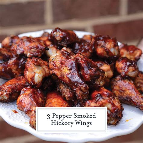 These 3-pepper smoked hickory wings are an easy grilling recipe that ...