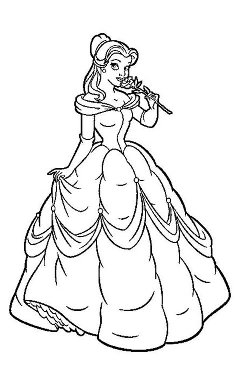 Disney Princess Coloring Pages Ariel In A Dress - Coloring Home