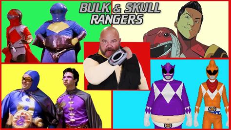 7 Times BULK & SKULL Became Power Rangers (Mighty Morphin, In Space ...