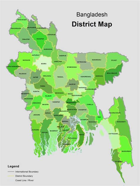 Cities Map Of Bangladesh | Cities And Towns Map | WhatsAnswer | Map ...