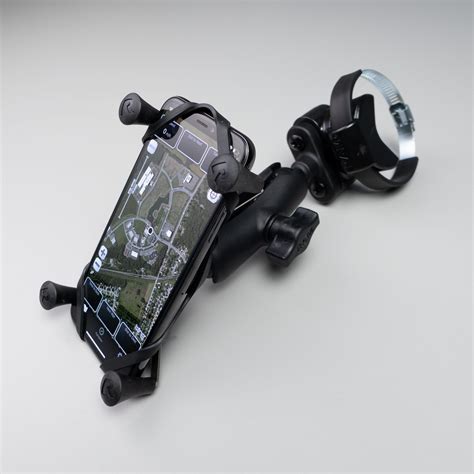 RAM® X-Grip® Large Phone Mount with ATV/UTV Rail Base | LEADNAV Supply