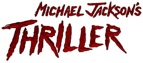 Michael Jackson Thriller Logo by bioniclins on DeviantArt