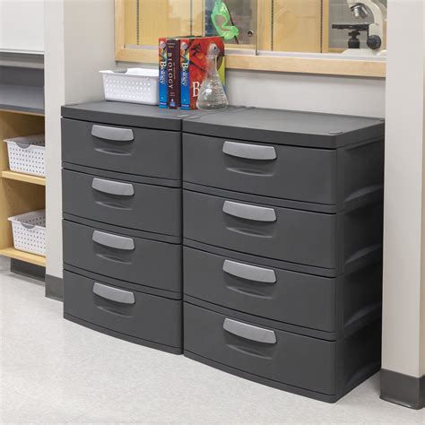 Heavy Duty Plastic Storage Drawers - Bed With Built In Closet