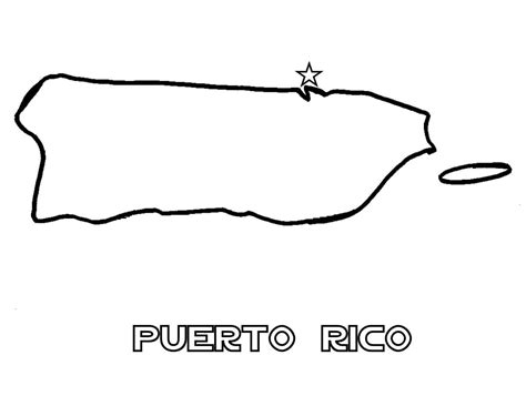 Coloring Pages Of Puerto Rico