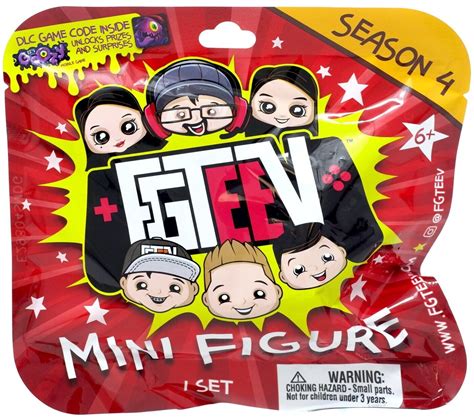 FGTeeV Season 4 Foil Mystery Blind Bag Figure Pack - Selected at Random ...