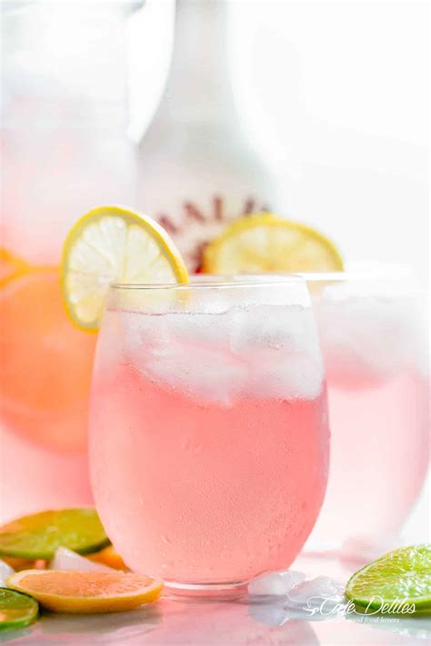 Pink Vodka Lemonade Cocktail - Cafe Delites