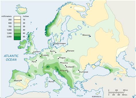 Map Of Climate Zones In Europe