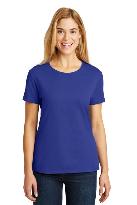 Hanes Women's 100 Percent Cotton Short Sleeve T-Shirt - SL04 - Walmart.com