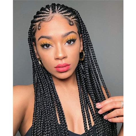 Micro Braids Hairstyles For Black Women