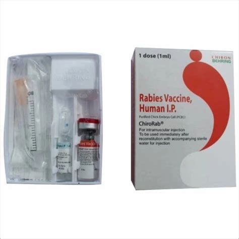 Rabipur Rabies Vaccine Human Ip, Novartis, Packaging Size: 1x1 Vial at ...