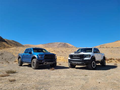 2021 Ram 1500 TRX vs. 2020 Ford F-150 Raptor: A Jurassic pickup throwdown